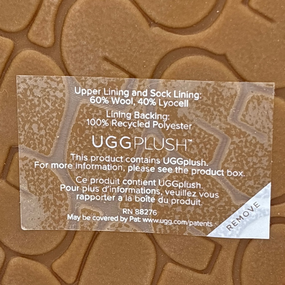 UGG Pearle UGGplush Scuff Slipper Cream Women Size 9 Faux Fur Suede Comfort Warm - Picture 12 of 13
